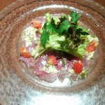 ビストロ クレール - はちりきのカルパッチョ