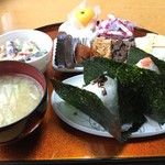 Nishikigata - おにぎり定食 お土産付き