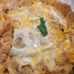 さかえ庵 - サービスかつ丼 500円 味噌汁 50円