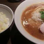 つけ麺一燈 - エビラー+チーズリゾット