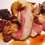 横浜馬車道 旬の肉料理イタリアン オステリア・アウストロ - 2016.10.  下田穴熊いろいろ部位盛り合わせ