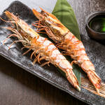 Salt-grilled large shrimp (2 pieces)