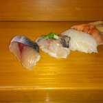 大和田鮨 - 関アジ、サバ