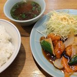Tengai - すぶた定食（スープ） ￥730