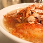 すみれ - 味噌でも味噌とんこつでも味噌キムチでも一味唐辛子だ！  ブチまけろ！  #BCMKR!  そして #食べログ的に撮るとこうなる。