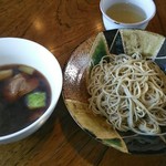 蕎麦屋 きみなみ - 河内鴨の鴨せいろ 1600円