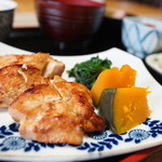 地域カフェ ピリカ - 鶏照り焼きマスタード風定食