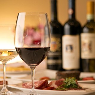 A wide range of wines, mainly from Italy, that go well with Meat Dishes