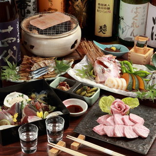 Enjoy our signature charcoal-grilled and seasonal dishes♪