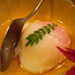 ふぐ料理無風 - 温泉玉子