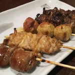 やきとり大吉 - はつ ねっく つくね つなぎ×2