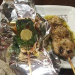 やきとり大吉 - チキンバジル と なみだ焼き