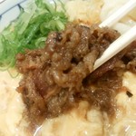丸亀製麺 - 【2016.11.9(水)】肉たまあんかけうどんの肉たま