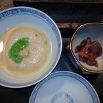 能登半島  郷土料理の宿 さんなみ - お手製ごまどうふ