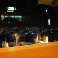 明月記 宝塚本店 - カウンターからの夜景