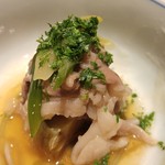 鹿児島産リブロースと賀茂茄子 九条葱 木の芽