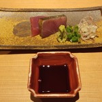 いち太 - メジマグロの赤身とトロ 
      