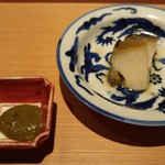 いち太 - 房州産黒鮑 肝ソースで