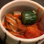 焼肉酒房燔家 - キムチ(牛ビッグハラミ定食)