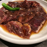 焼肉酒房燔家 - 牛ビッグハラミ定食