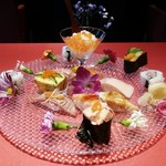 Sousaku Dainingu Sushi Kikuchi - おまかせ握り  ランチ