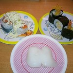 かっぱ寿司 - サーモンアボカドロール･えび天巻き･こういか