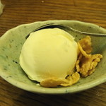 塩梅 - デザートのバニラアイス