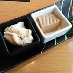 京豆冨不二乃 - 秋味覚のとうふ屋不二乃膳の湯葉刺身、ごま豆腐