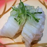 Sushi Matsu - 2016.11.9。エンガワ194円