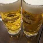 バーミヤン - 生ビール 450円