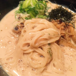 豆乳ラーメン専門店 豆禅 - 極細麺