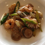 海鮮の沙茶醬炒め