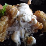 博多もつ鍋 いっぱち - チキン南蛮定食 750円 (16年11月)