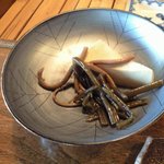 能登半島  郷土料理の宿 さんなみ - さつまいもの蔓