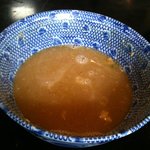 麺堂 稲葉 - 鶏白湯つけ麺のスープ割り