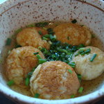 お好み焼き・たこ焼き 小河 - 名物、神戸たこ焼き（出汁たこ）350円