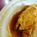 進来軒 - 意外だった酸味も少ないこってり醤油餡…！