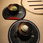 眞一館 - バニラ　と　抹茶〆です★