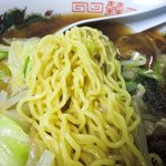 山海亭 - 山海亭 ＠葉山 サンマーメン 麺 アップ