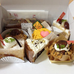 フレシュール - りんごグルメ、キャラメルナッツタルト、栗とチョコのパイ、和栗のモンブラン、南瓜モンブラン、栗と梨のショートケーキ、栗のケイク