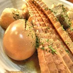 寿伍六` - 玉子、竹の子、里芋、こんにゃく、玉子、生姜天、焼売