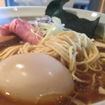 らーめん専門 うしおととり - 161110 味玉鶏しょうゆらーめん