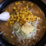 くるまやラーメン - 味噌バターコーン（860円）★★★☆☆