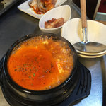 韓国亭豚や - 純豆腐チゲとタコ