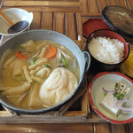 竹のレストランちくし - だんご汁定食（1,240円・税込）