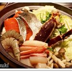 ぬる燗佐藤 - 海鮮塩ちゃんこ鍋