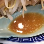 らーめん つけ麺 雅狼 - 雅狼麺 スープ