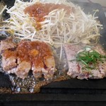 Hamadiya - 2016/11/6
                        まぐろステーキ定食(醤油&カボス) 1500円