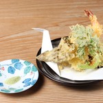 本手打ちうどん庄司 - えびの天ぷら　300円
