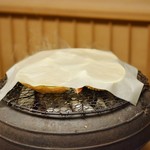 緒方 - 濡れた紙は焼けないのですね